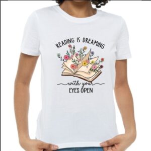 Блуза по кратки ракави - Reading is Dreaming