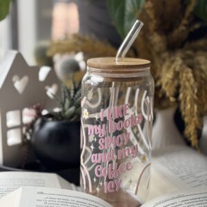 Стаклена Чаша - I Like my Books Spicy and my Coffee Icy