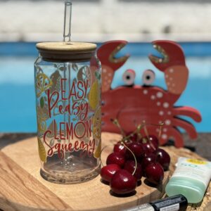 Стаклена Чаша - Easy Peasy Lemon Squeezy