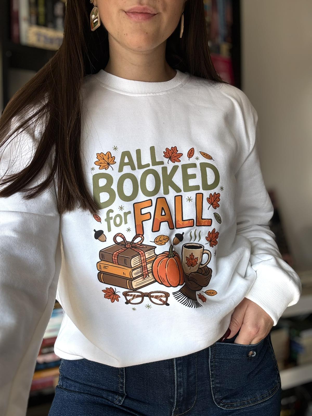 Блузон со принт- All booked for fall
